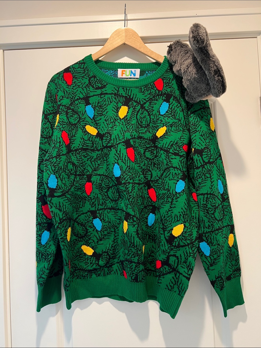National Lampoon Christmas Vacation Squirrel Sweater